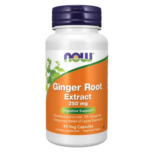 NOW - Ginger Root Extract - 90 kapsułek